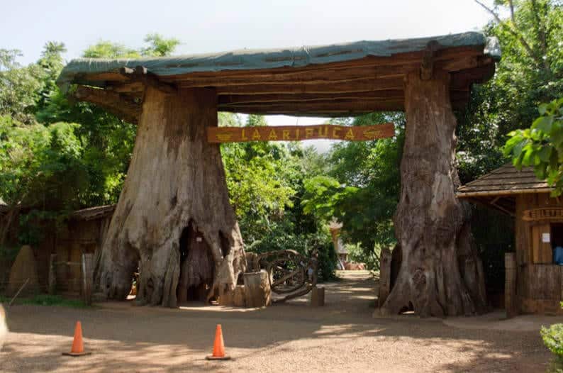 Entry of La Aripuca in Puerto Iguazu, Argentina